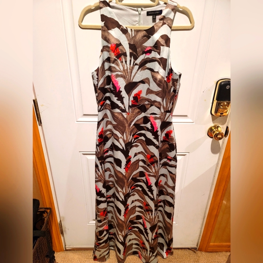 BANANA REPUBLIC Tropical Maxi Dress Size 8